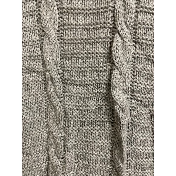 Autumn Cashmere Grey Mixed Knit Maxi Cardigan Sweater Small - Picture 8 of 8